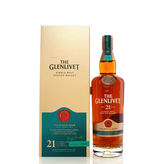 The Glenlivet Single Malt Scotch The Sample Room Collection 21 Year With Carton - Liquor Geeks
