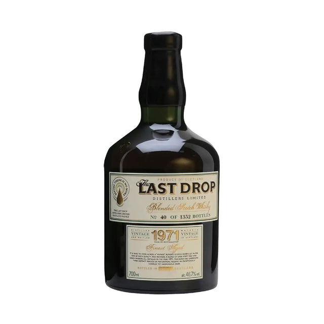 The Last Drop 1971 Blended Scotch Whiskey - Liquor Geeks