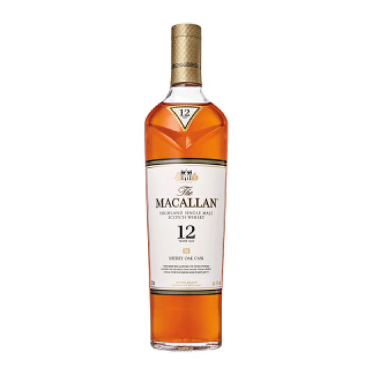 The Macallan 12 Year Old Sherry Oak Single Malt Scotch Whiskey - Liquor Geeks