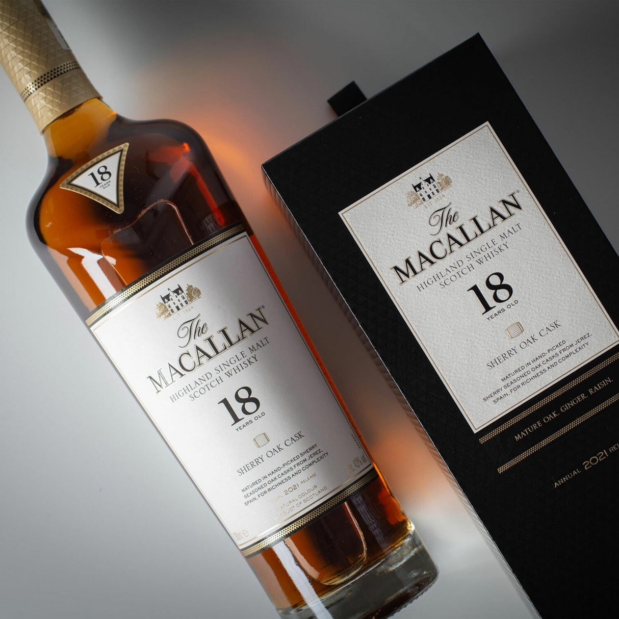 The Macallan 18 Year Old Sherry Oak Single Malt Scotch Whisky 2023 - Liquor Geeks