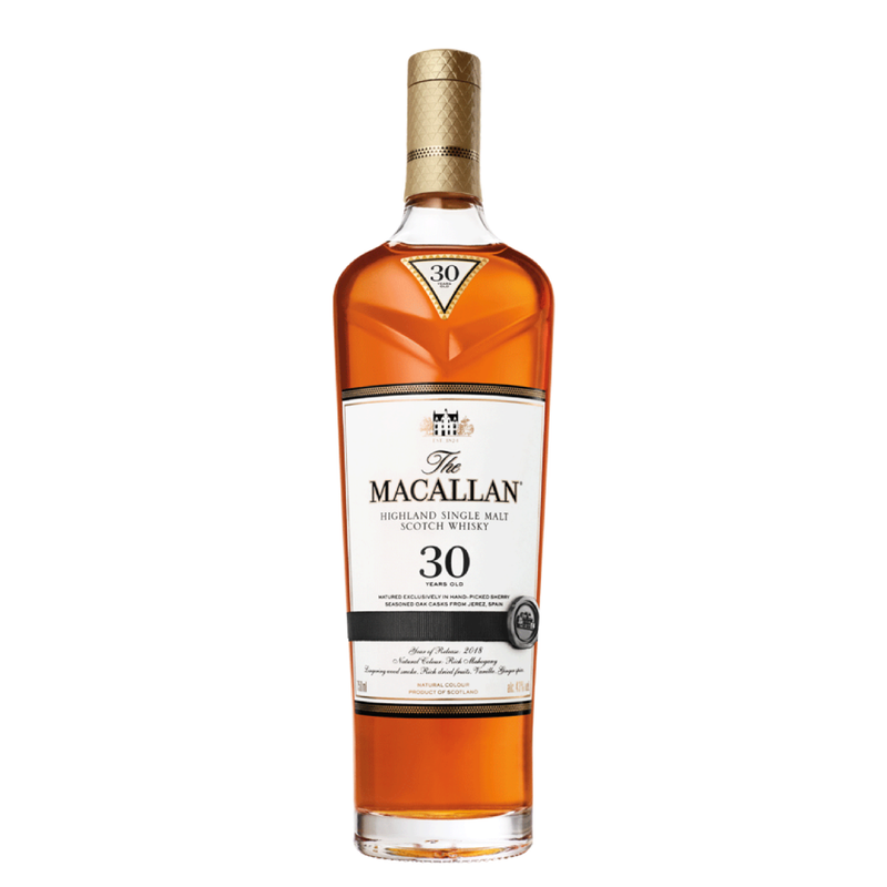 The Macallan 30 Year Old Sherry Oak Scotch Whiskey
