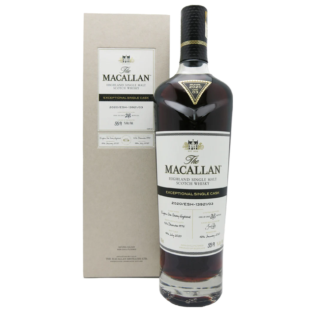 The Macallan Exceptional Single Cask 2020 - 13291 Single Malt Scotch Whiskey - Liquor Geeks