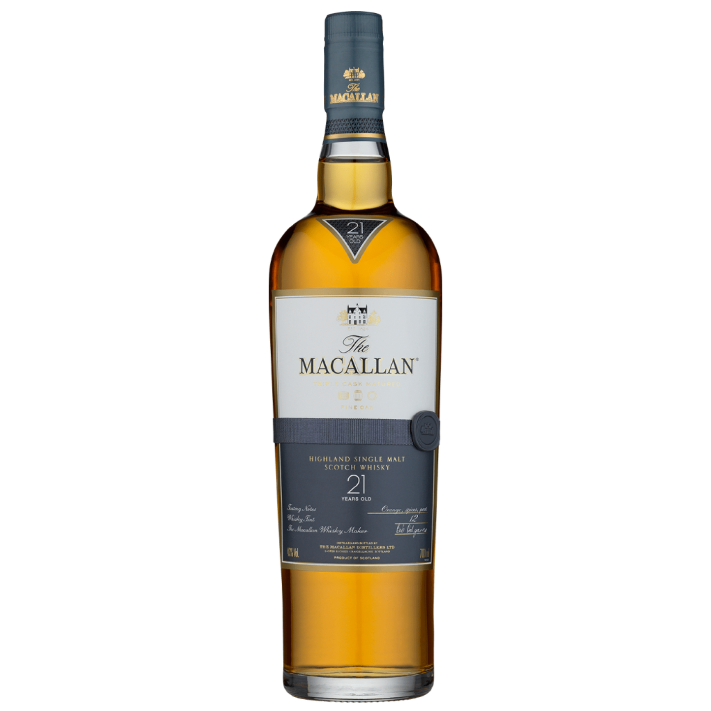 The Macallan Fine Oak 21 Year Old Single Malt Scotch Whiskey - Liquor Geeks
