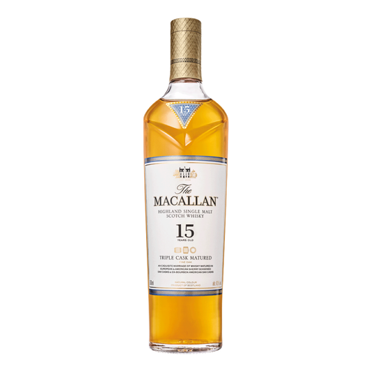 The Macallan Triple Cask 15 Year Old Single Malt Scotch Whiskey - Liquor Geeks