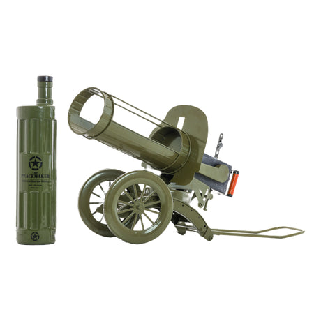 The Peacemaker American Bourbon Whiskey Machine Gun Decanter