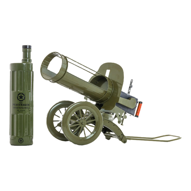 The Peacemaker American Bourbon Whiskey Machine Gun Decanter