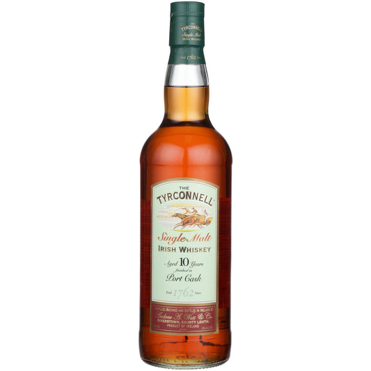 The Tyrconnell Single Malt Irish Whiskey Port Cask Finish 10 Yr - Liquor Geeks