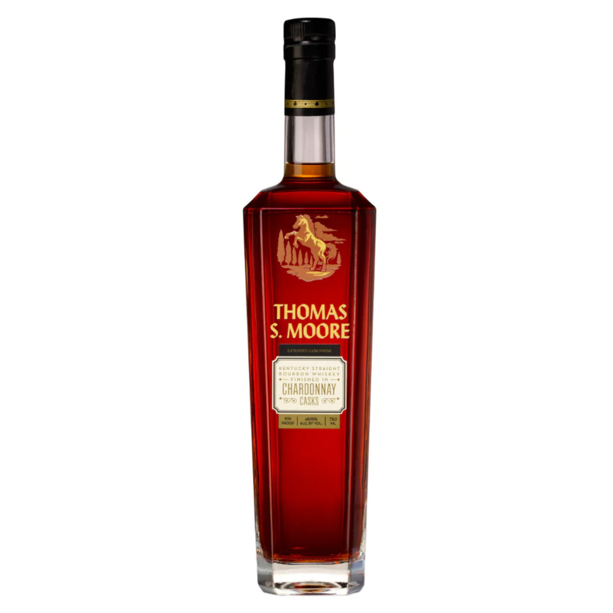 Thomas S. Moore Straight Bourbon Extended Cask Finish Chardonnay Casks - Liquor Geeks