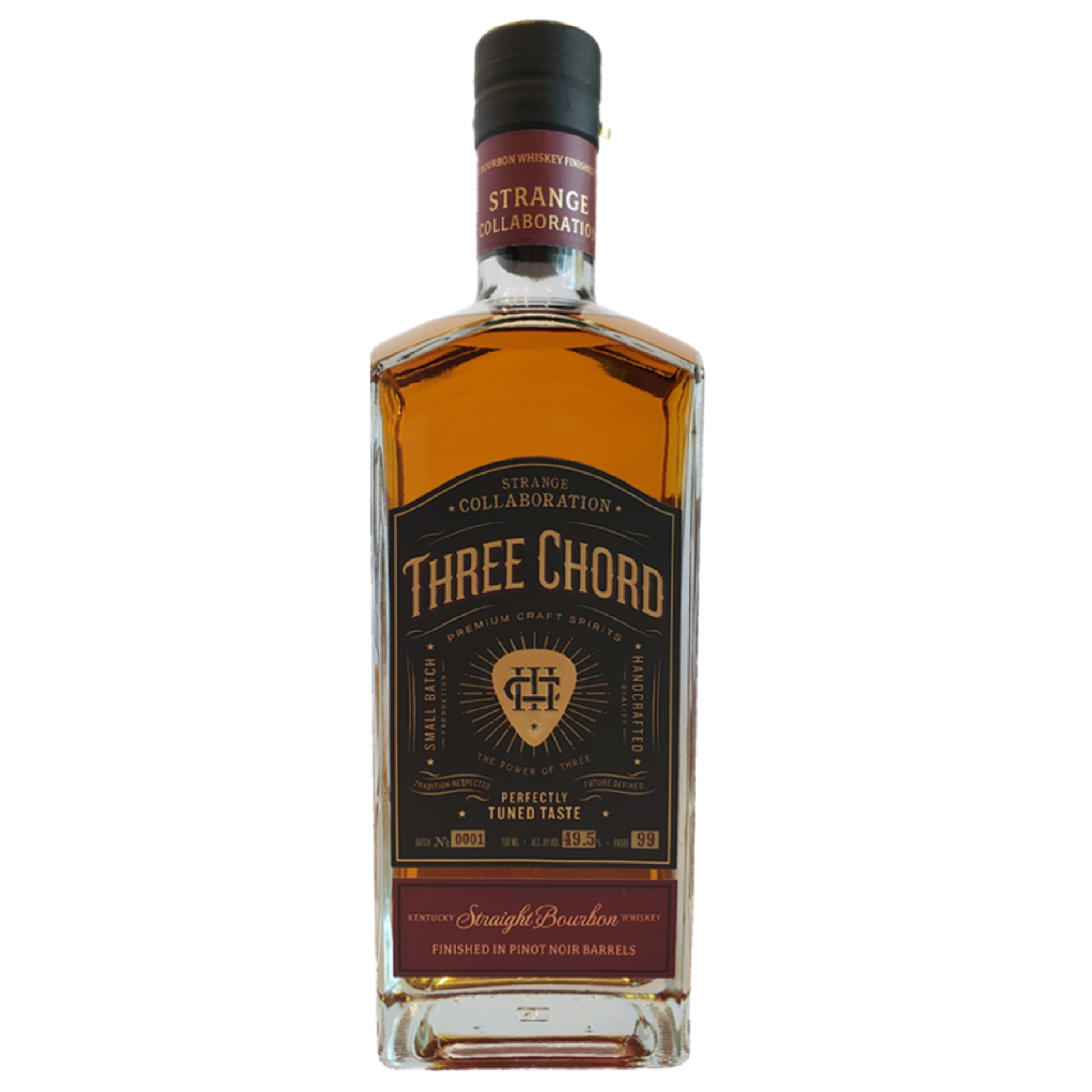 Three Chord Strange Collaboration Kentucky Straight Bourbon Whiskey - Liquor Geeks