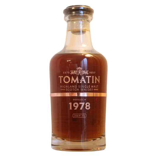 Tomatin Single Malt Scotch 1978 41 Yr - Liquor Geeks