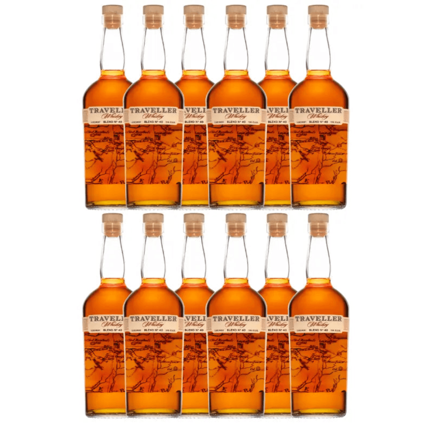 Traveller Blend No. 40 Whiskey by Chris Stapleton & Buffalo Trace 12 Pack - Liquor Geeks