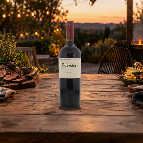 Schrader Cabernet Sauvignon To Kalon Vineyard Napa Valley 2023 tri tip bbq table - Liquor Geeks