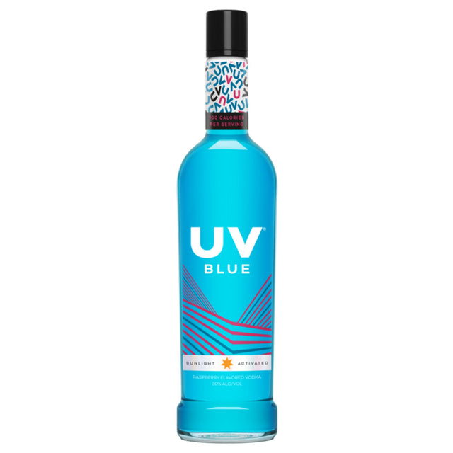 Uv Blue Raspberry Flavored Vodka - Liquor Geeks