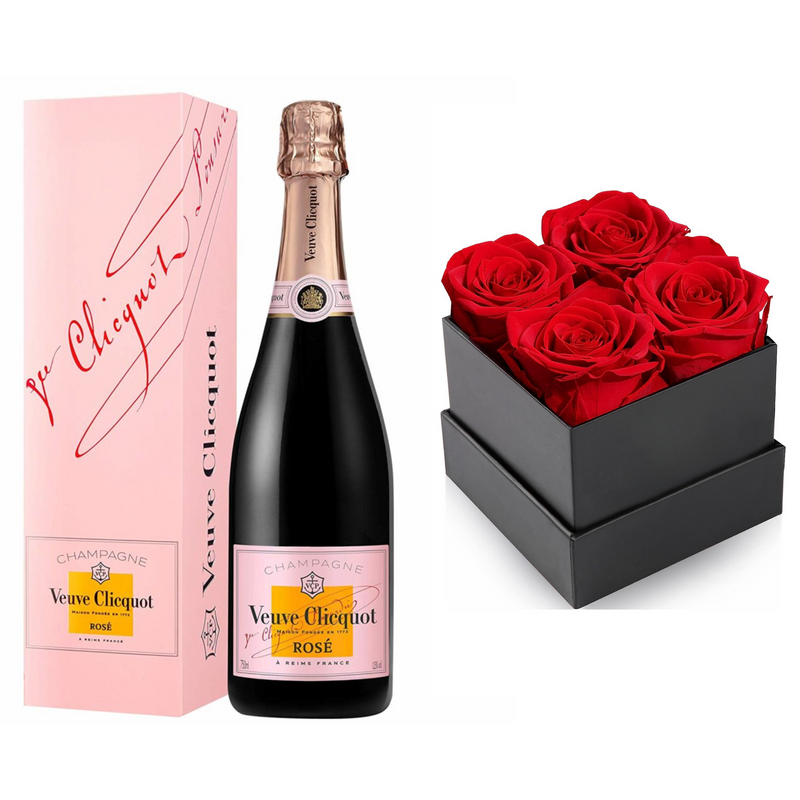 Veuve Clicquot Rose With Gift | Liquor Geeks