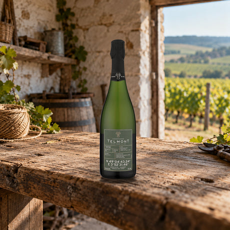 Telmont Champagne Extra Brut Lieux-Dits 2012 vigneron hut shelf - Liquor Geeks
