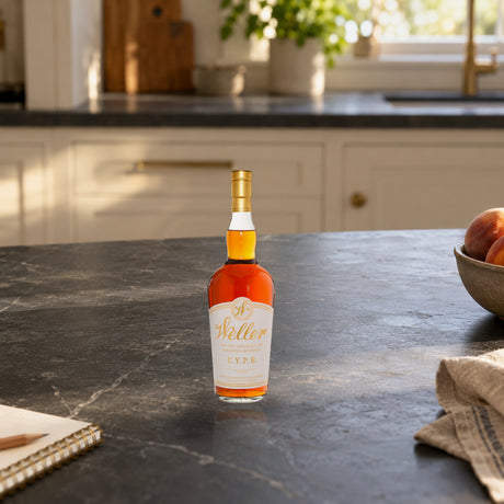 Weller C.Y.P.B. Original Wheated Straight Bourbon Whiskey home kitchen island - Liquor Geeks