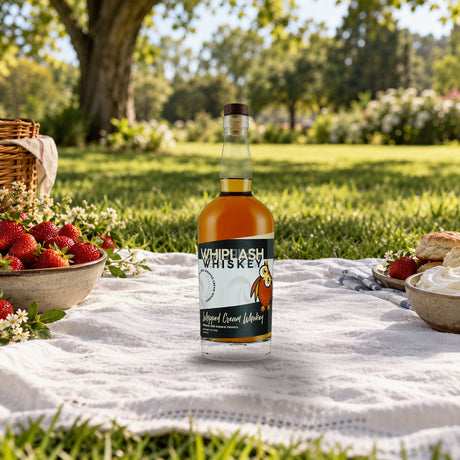 Whiplash Whipped Cream Flavored Whiskey strawberry picnic - Liquor Geeks