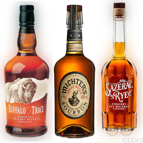 Whiskey Starter Set — Buffalo Trace, Michter's Small Batch & Sazerac Rye