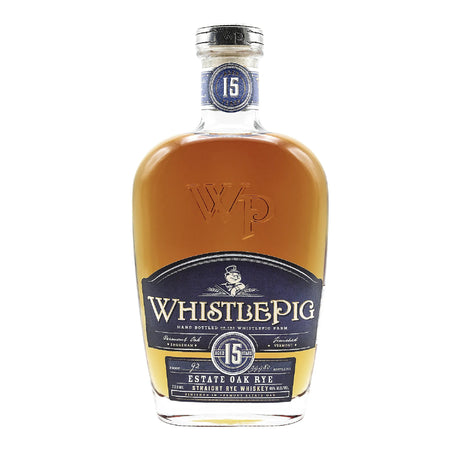 Whistlepig Straight Rye Whiskey Finished In Vermont Estate Oak 15 Yr 92 - Liquor Geeks