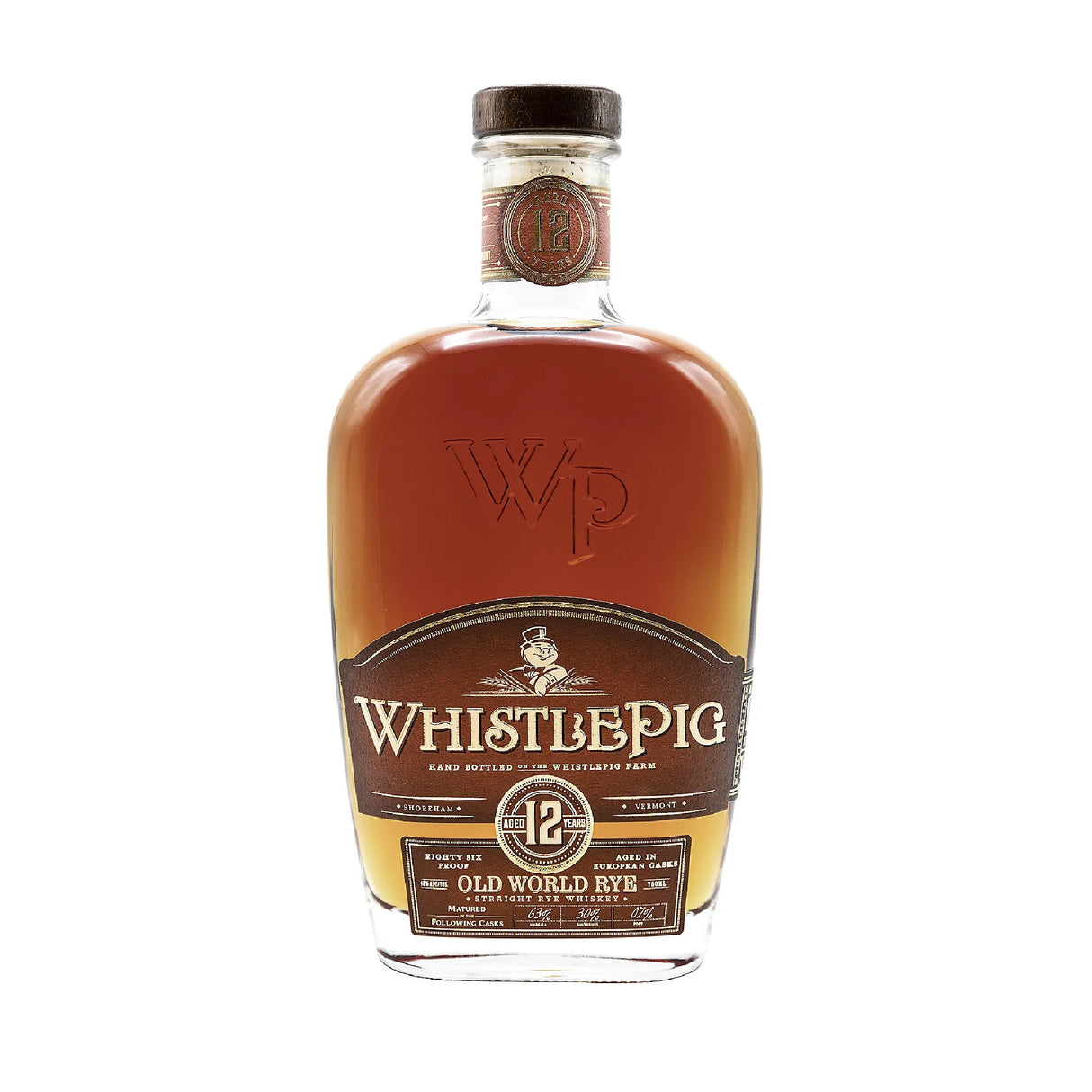 Whistlepig Straight Rye Whiskey Old World 12 Yr 86 - Liquor Geeks