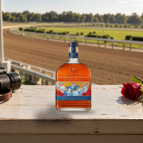 Woodford Reserve Derby 152 Edition Kentucky Straight Bourbon Whiskey Limited Release grandstand box - Liquor Geeks