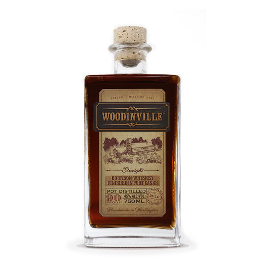 Woodinville Whiskey Co. Straight Bourbon Finished In Port Casks Special Limited Release - Liquor Geeks