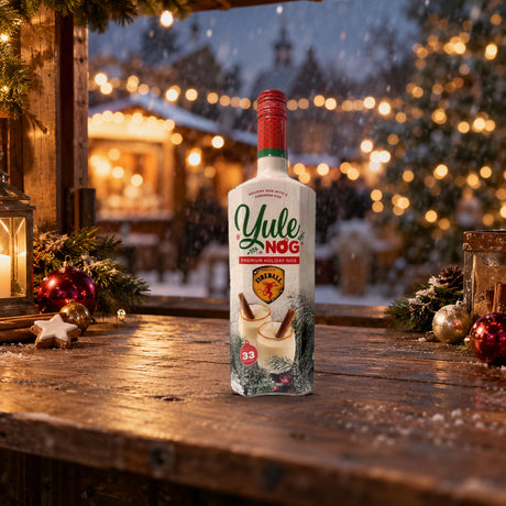 Yule Nog Fireball Liqueur christmas market stall - Liquor Geeks