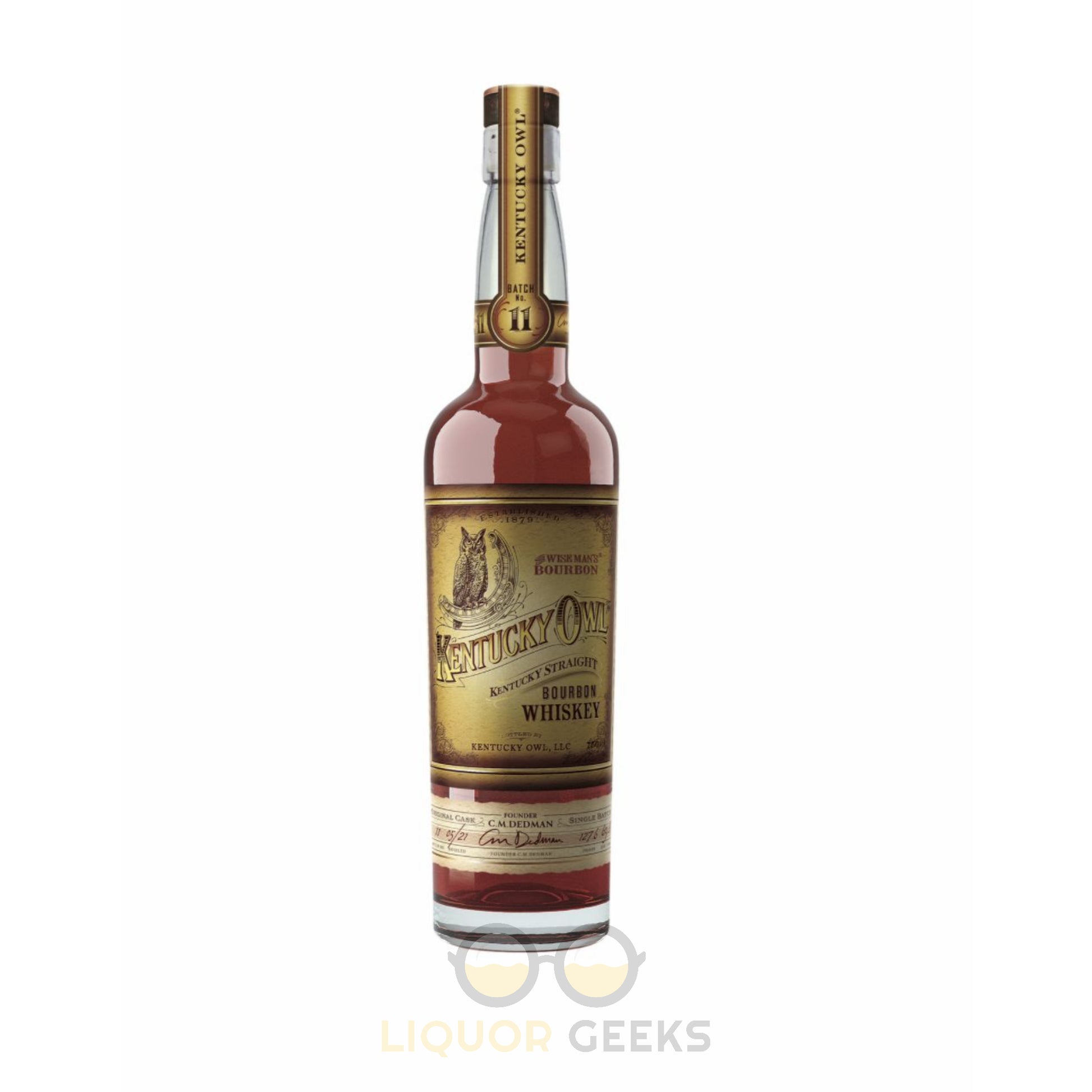 Kentucky Owl Bourbon Whiskey - L Geeks