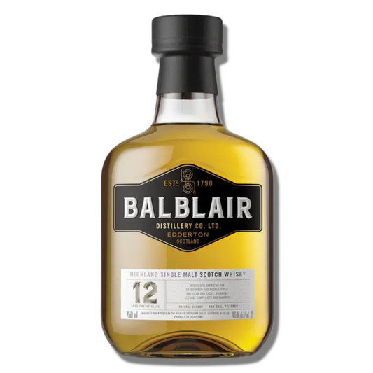 Balblair Highland Single Malt Scotch Whisky 12 Year Bottle - Liquor Geeks