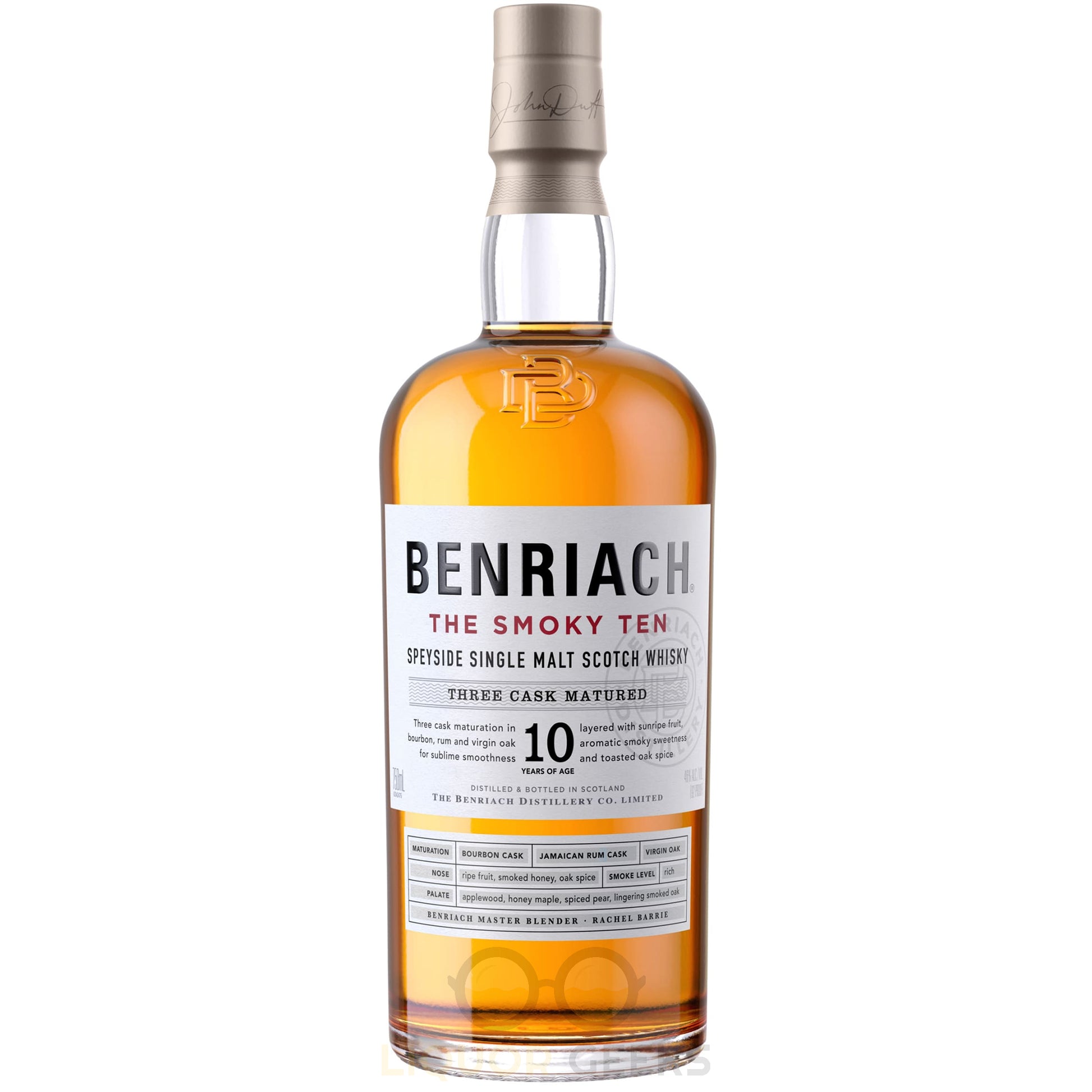 Benriach The Smoky Ten Speyside Single Malt Scotch Whisky - Liquor Geeks