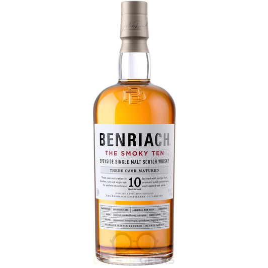 Benriach The Smoky Ten Speyside Single Malt Scotch Whisky - Liquor Geeks