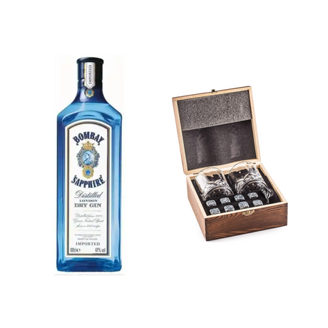 Bombay Sapphire Gin With Gift - Liquor Geeks