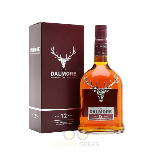 Dalmore 12 Year Highland Single Malt Scotch Whisky - Liquor Geeks