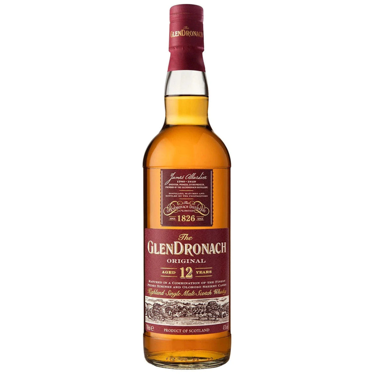 Glendronach 12 Year Old Original Scotch Whiskey - Liquor Geeks