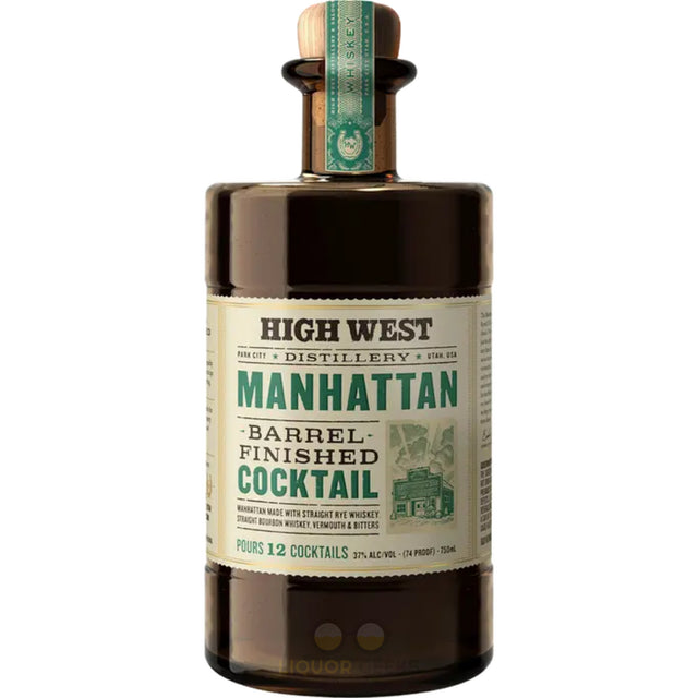 High West Manhattan Barrel Finished Cocktail - Liquor Geeks