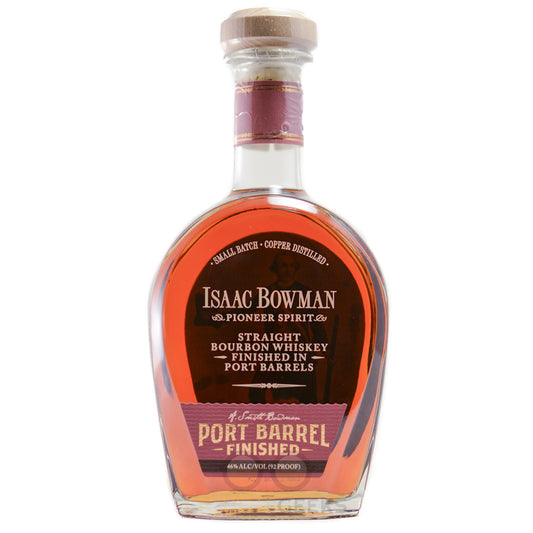 Isaac Bowman Port Finished Straight Bourbon - Liquor Geeks