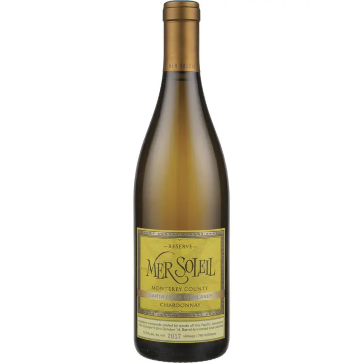 Mer Soleil Reserve Santa Lucia Highlands Chardonnay 2019 - Liquor Geeks