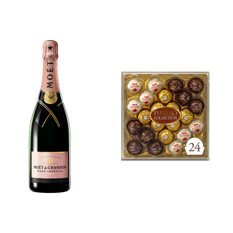 Moet & Chandon Champagne Brut Rose Imperial With Gift - Liquor Geeks