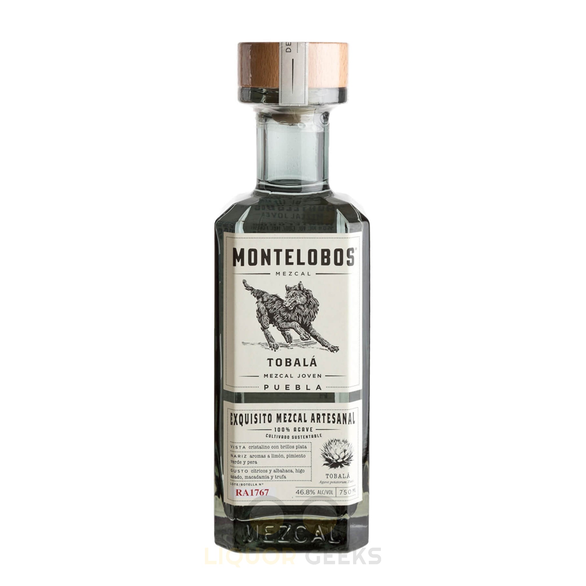 Montelobos Mezcal Artesanal Joven Tobala