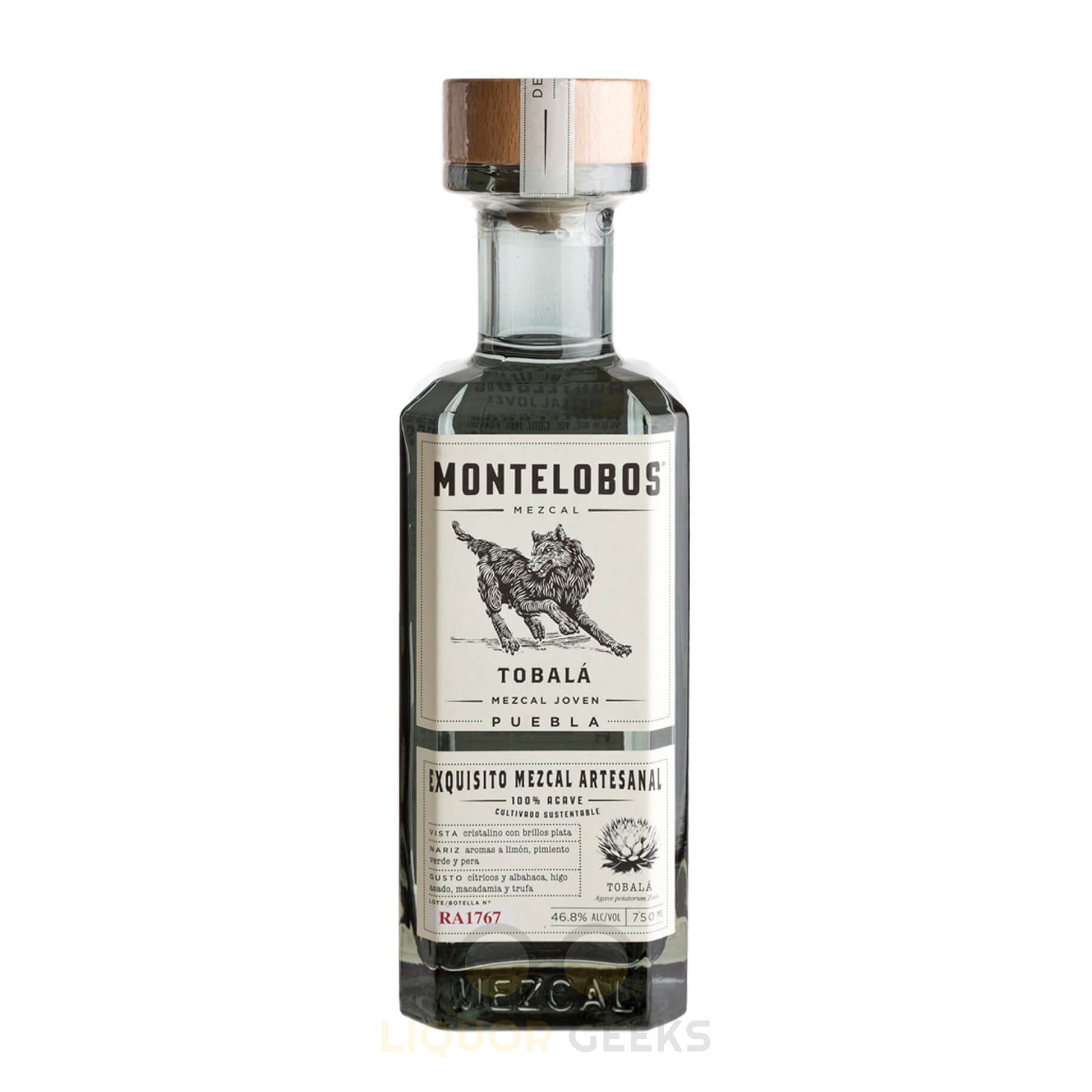 Montelobos Mezcal Artesanal Tobala Joven 100 Agave - Liquor Geeks