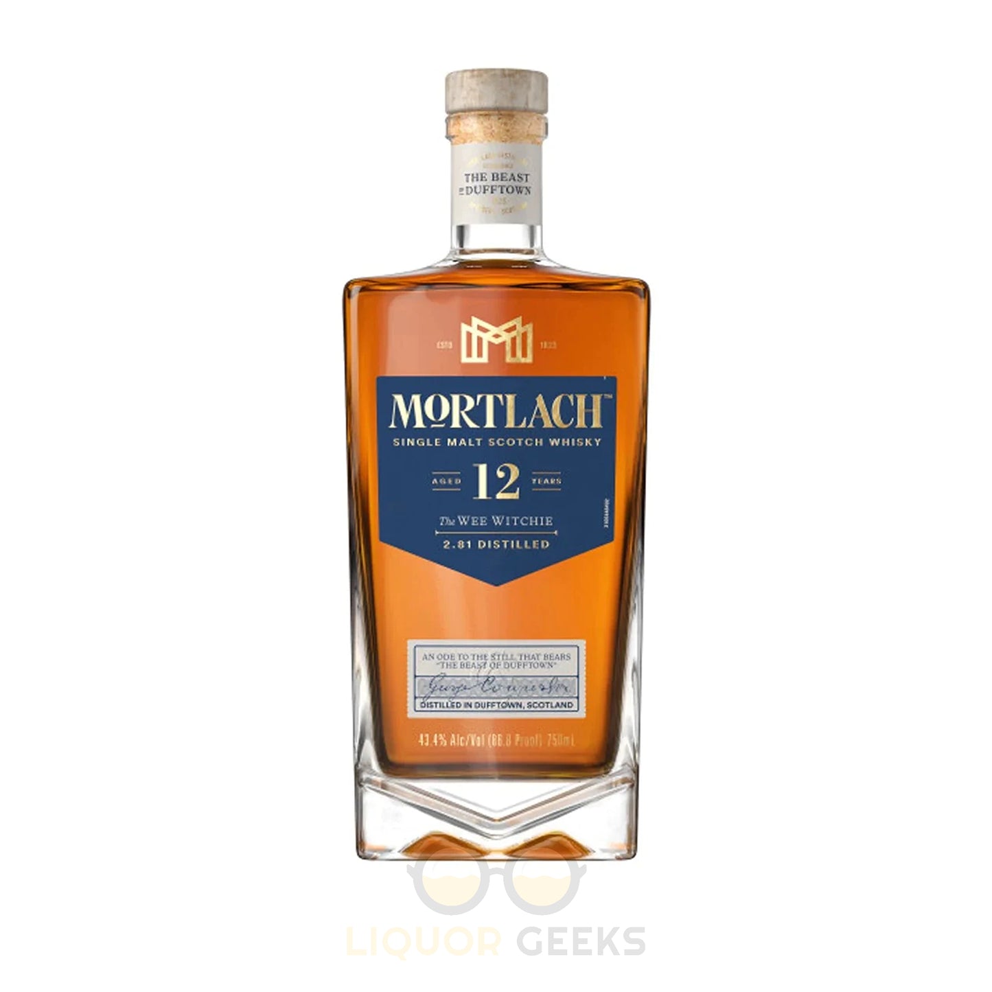 Mortlach Single Malt Scotch Whisky 12 Year The Wee Witchie Bottle - Liquor Geeks