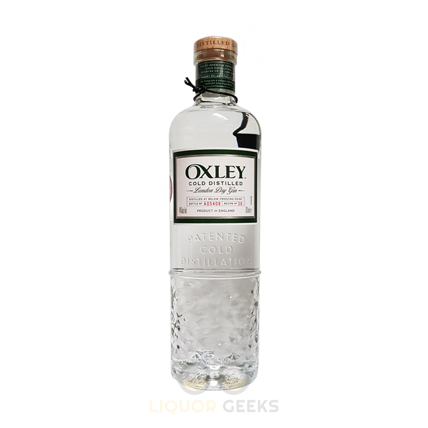 Oxley London Dry Gin Cold Distilled - Liquor Geeks