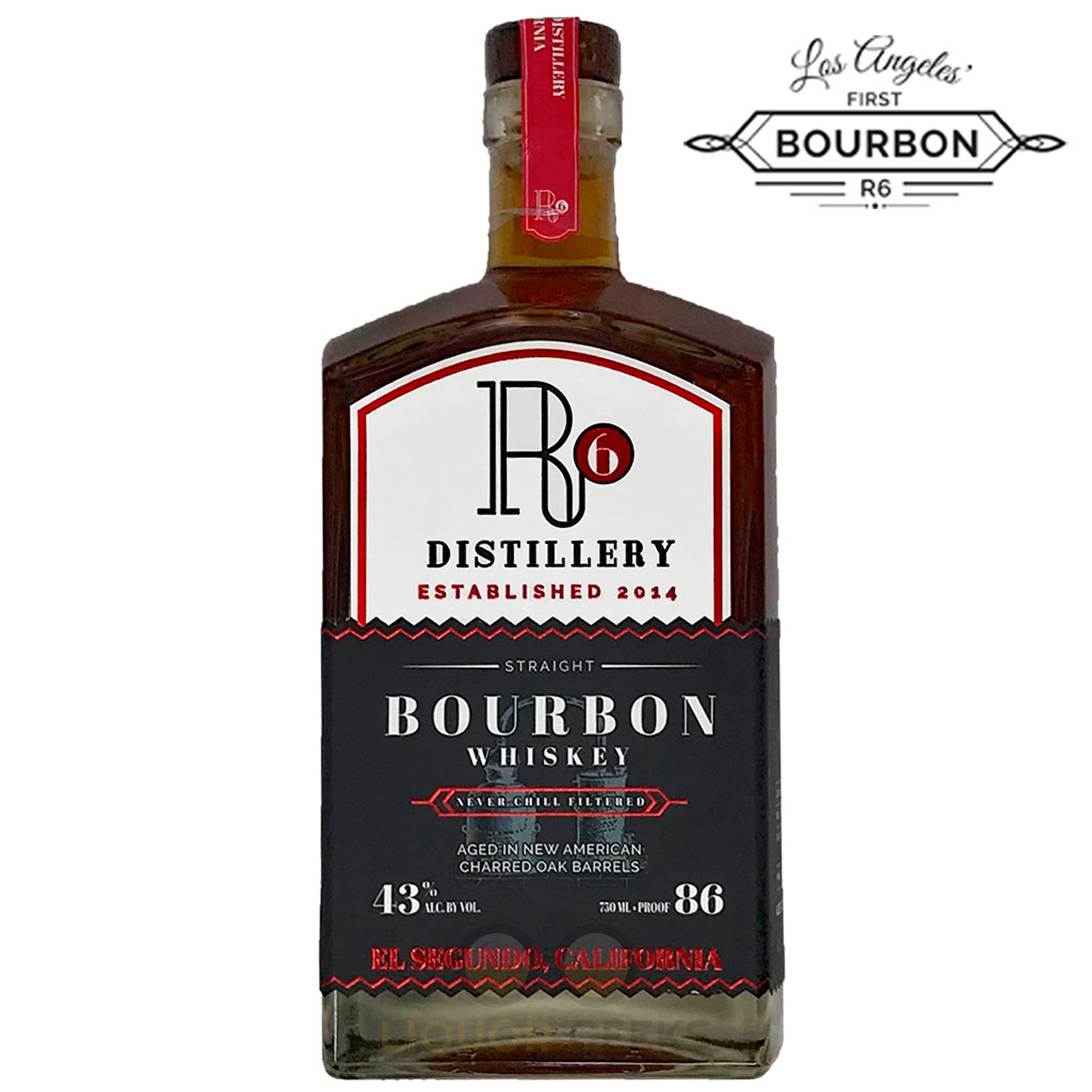 R6 Distillery Straight Bourbon Whiskey - Liquor Geeks