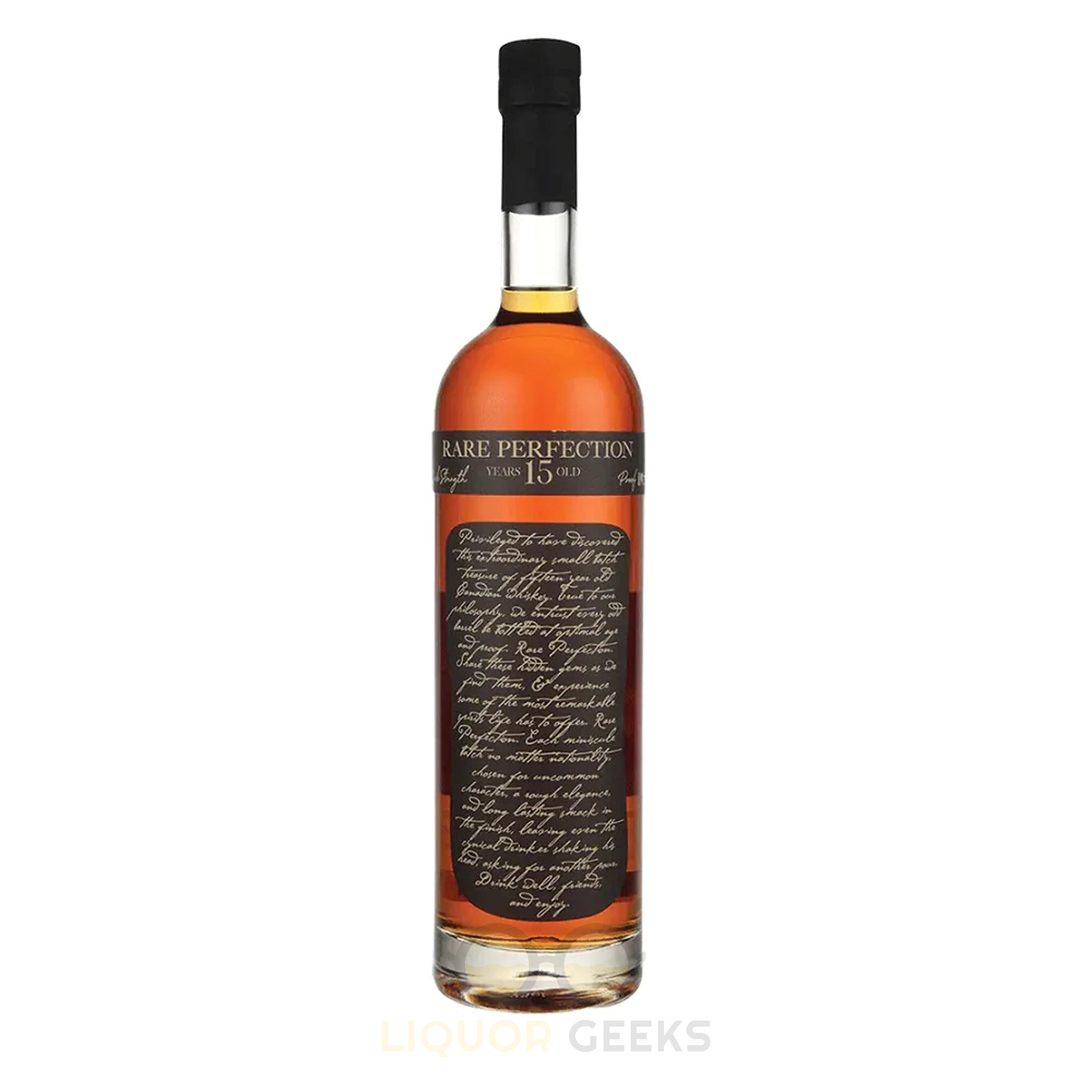 Rare Perfection 15 Year Old Cask Strength Canadian Whiskey – Liquor Geeks