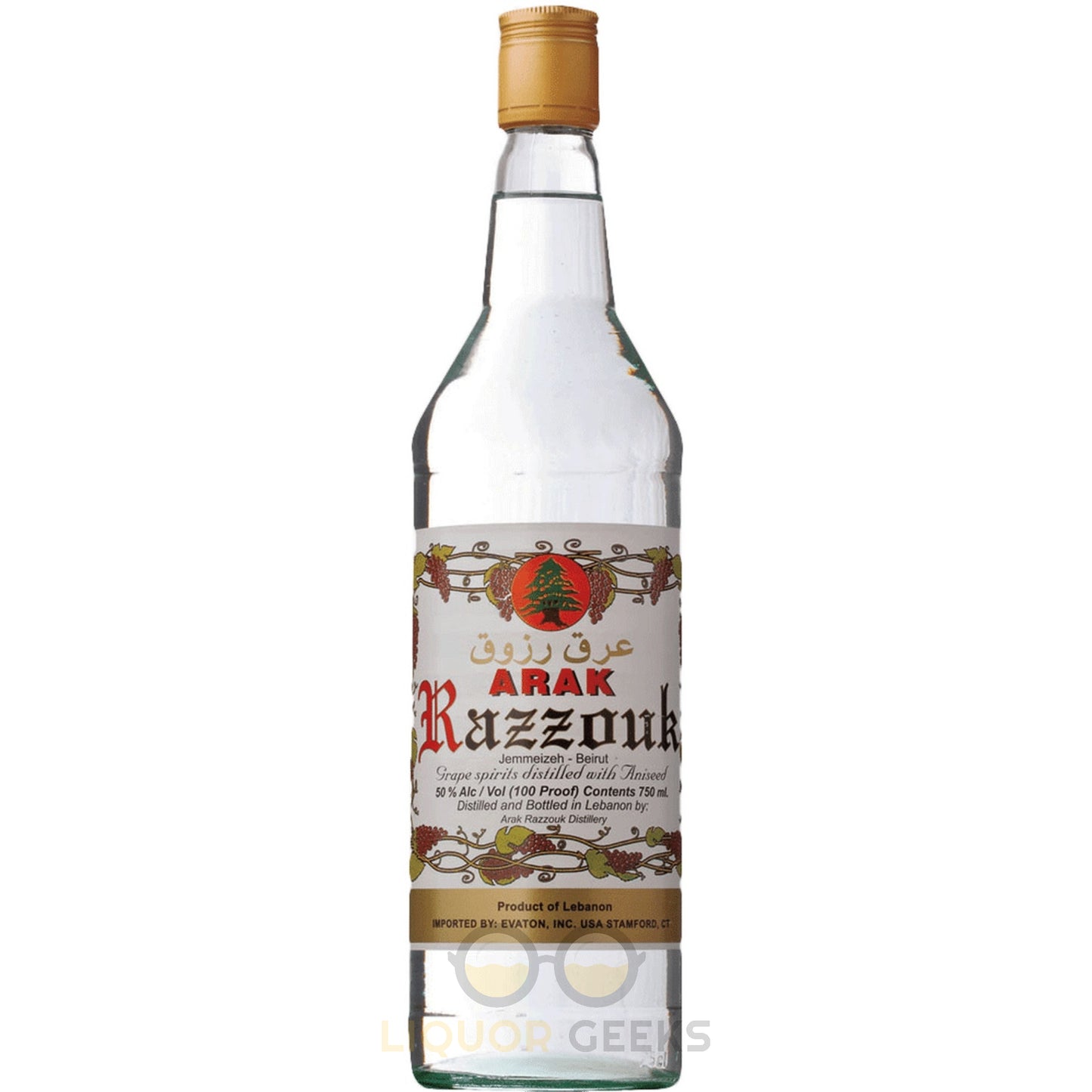 Razzouk 100 Proof Arak - Liquor Geeks
