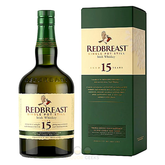 Redbreast Single Pot Still Irish Whiskey 15 Year - Liquor Geeks