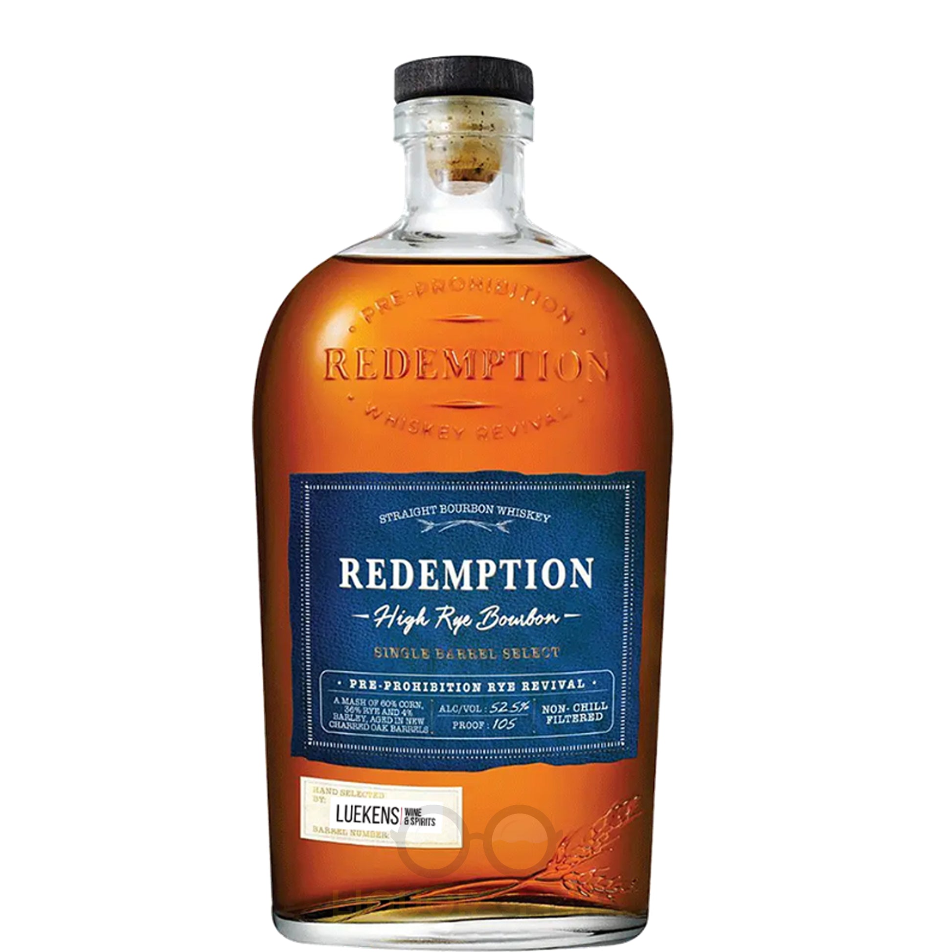 Redemption High Rye Bourbon Single Barrel - Liquor Geeks