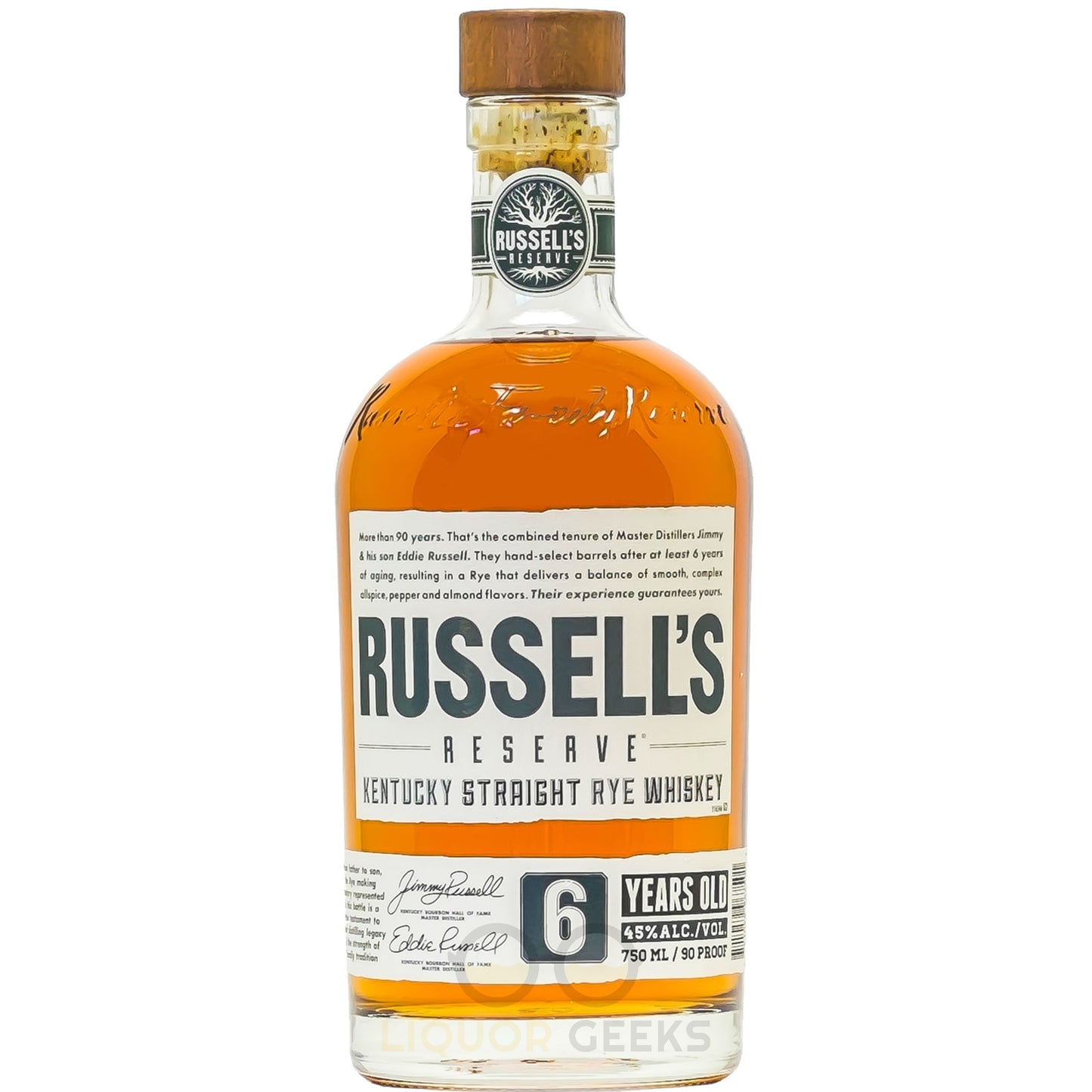 Russell's Reserve 6 Year Rye - Liquor Geeks