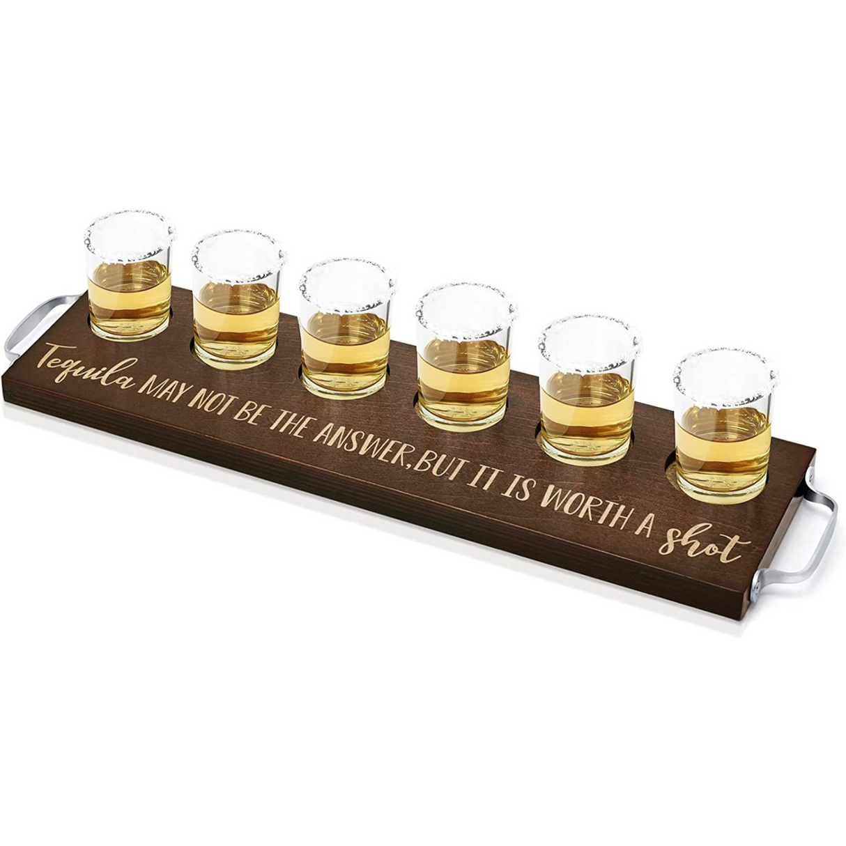 Tequila Shot Board Serving Tray - Liquor Geeks