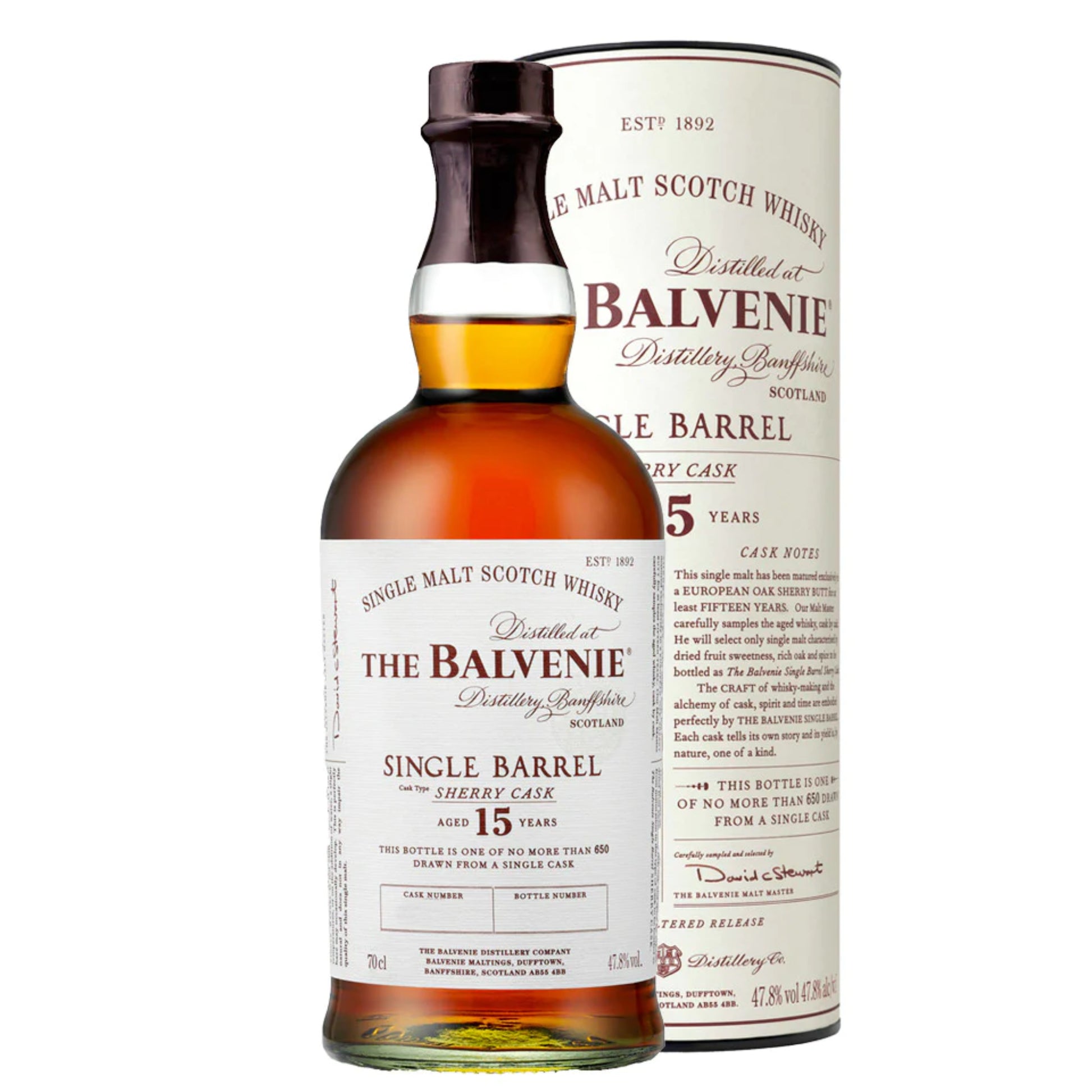 The Balvenie 15 Year Old Sherry Cask Scotch Whisky - Liquor Geeks